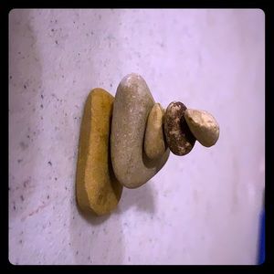 Super cute rock decoration